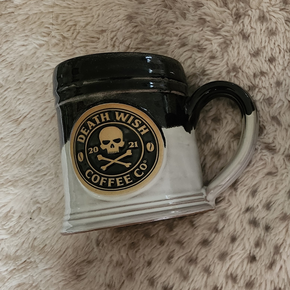 Death Wish Coffee Co.  2 Black and Red  Mug Bundle With Boxes